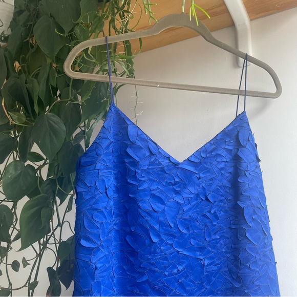 Cobalt Blue Lasercut and Embroidered COS Formal Dress Size 8 - Picture 2 of 6